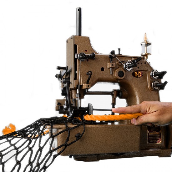 The 81500NTP industrial netting sewing machine is our most heavy duty unit